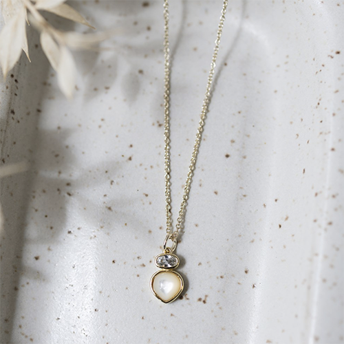 Glee Anastasia Necklace Moonstone