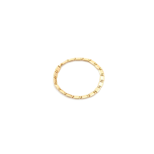 Leah Alexandra Nostalgia Chain Ring
