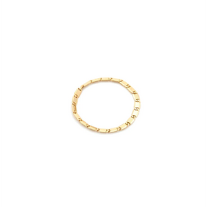 Leah Alexandra Nostalgia Chain Ring