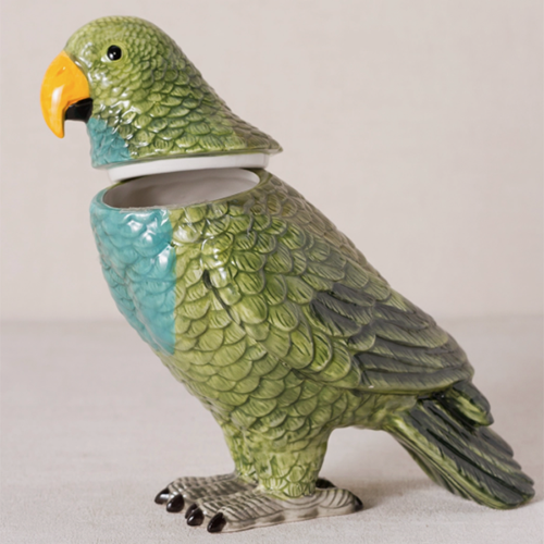 Ceramic Parrot Box
