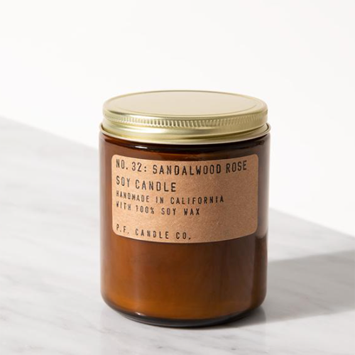 P.F. Candle Sandalwood Rose Candle