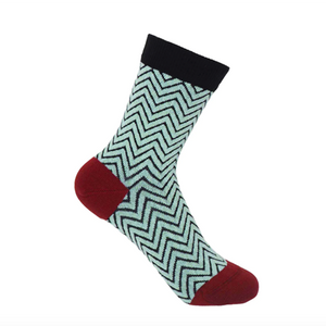 Peper Harow Zigzag Sock Black