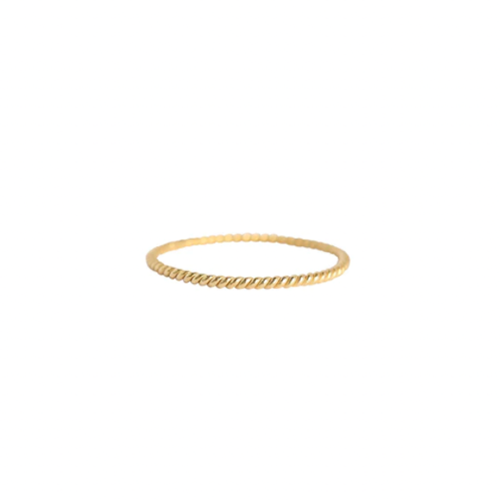 Leah Alexandra Twist Band Ring