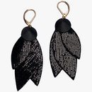 Boucles d'oreilles étincelantes Celeste Noir
