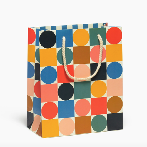Circles And Squares Gift Bag