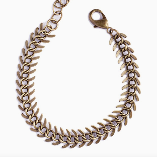 Spine Chain Bracelet Bronze