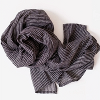Alice Stripes Midnight Scarf