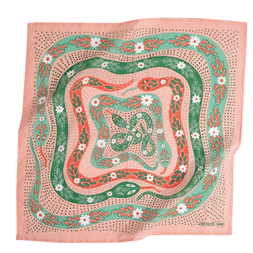 Bandana Snakes Pink