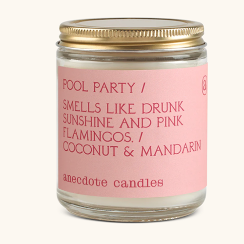 Anecdote Candle Pool Party