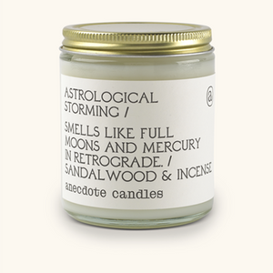 Anecdote - Astrological storming candle