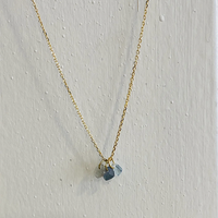 Sophie Deschamps Little Chain Sapphire Necklace
