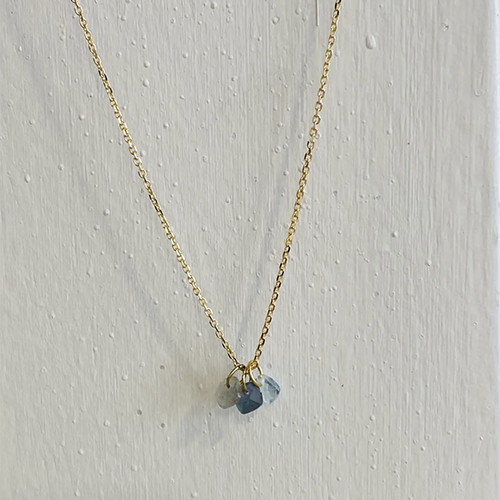 Sophie Deschamps Little Chain Sapphire Necklace