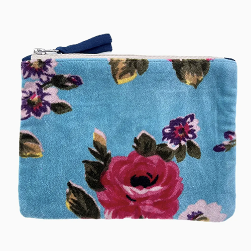 Napoli Velvet Pouch Baroque Blue