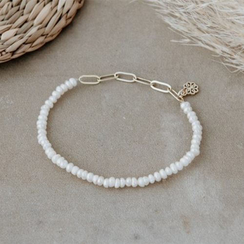 Glee Alyssa Bracelet White Pearl