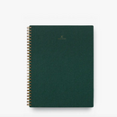 Carnet désigné vert chasseur à lignes