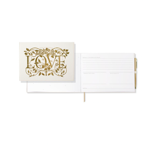 Fringe Deco Floral Guest Book
