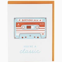Cassette Tape Birthday Card