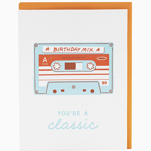 Cassette Tape Birthday Card