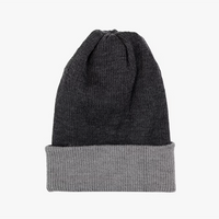 Beanie Rev Rib Charcoal