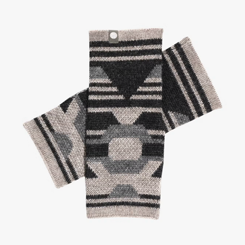 Alpaca Gloves Incan Monogram