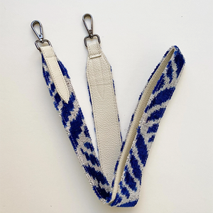Blue Palm Strap With Leather