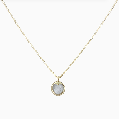 Sophie Deschamps Naomi Heart Chain Necklace
