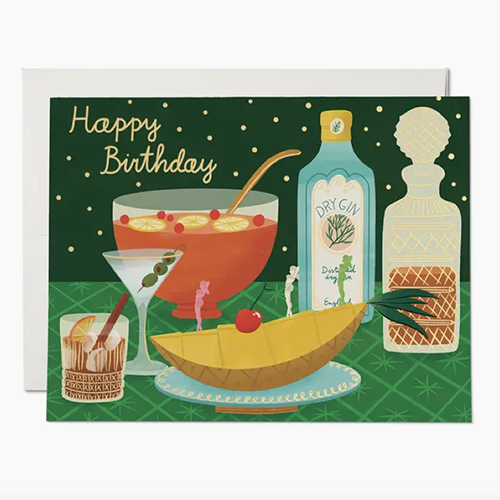 Boozy Birthday Card