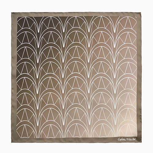 Chrysler Silk Bandana Scarf Copper