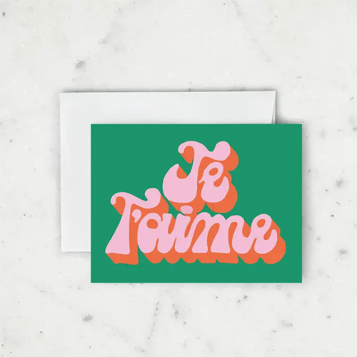 Carte Je T'Aime