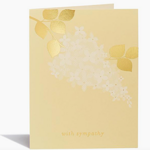 Sympathy Lilac Card