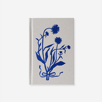 Blue Flora Linen Bound Journal
