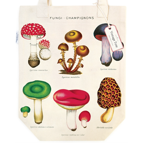 Cavallini Tote Bag Champignons