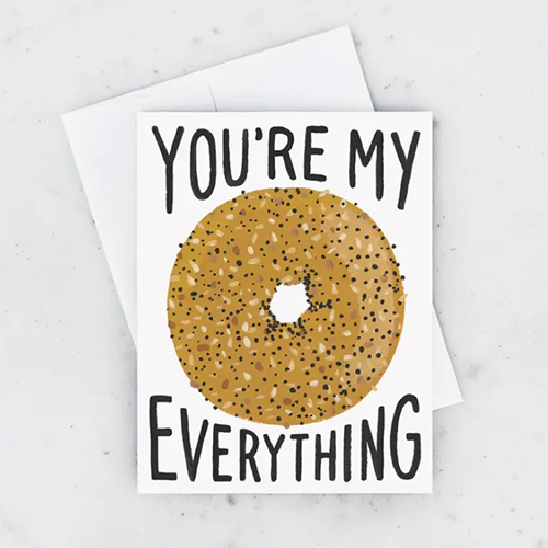 Everything Bagel Card