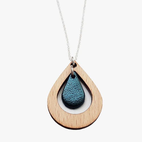 Collier Paon aux Amandes