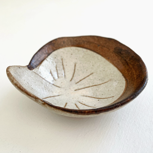 Handmade Ceramic Mini Dish- Mushroom