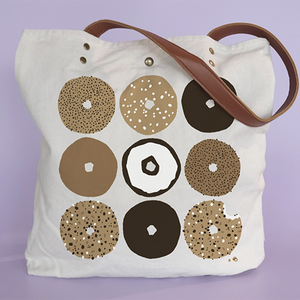 Bagels Canvas Tote