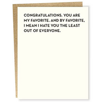 Card My Favorite