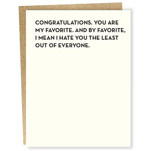Card My Favorite