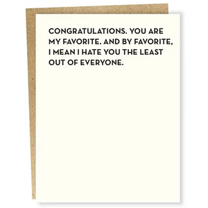 Card My Favorite