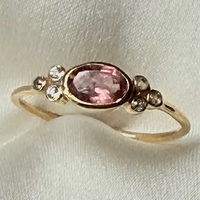 Sophie Deschamps Tourmaline & White Topaz Ring