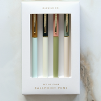 City Pallet Pens Set/4 Paris