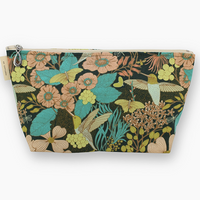 Makeup Bag Hummingbirds