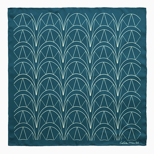 Chrysler Silk Bandana Chrysler Teal