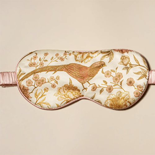 Pearl Pink Bird Eye Mask