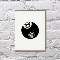 Hell Yes 8 Ball Card