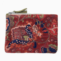 Napoli Velvet Pouch Taj Rust