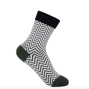 Peper Harow Zigzag Sock White