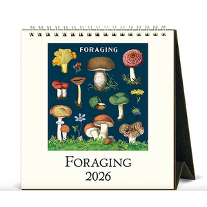 Cavallini 2026 Desk Calendar Foraging