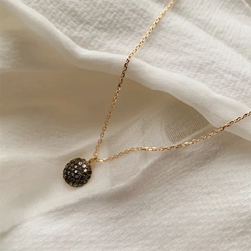 Collier en spinelle plaqué or Jasmine Sophie Deschamps