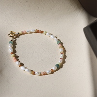 Token Pearl & Petal Beaded Bracelet